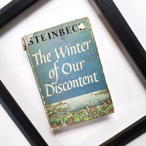 Vintage 60s John Steinbeck The Winter of Our Discontent Hardcover Book 1961
